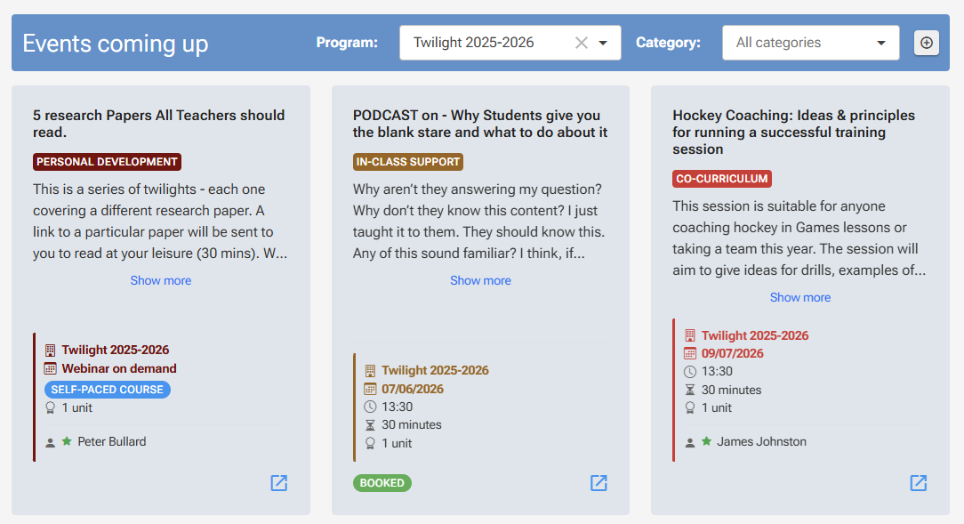 Improve PD home page screenshot